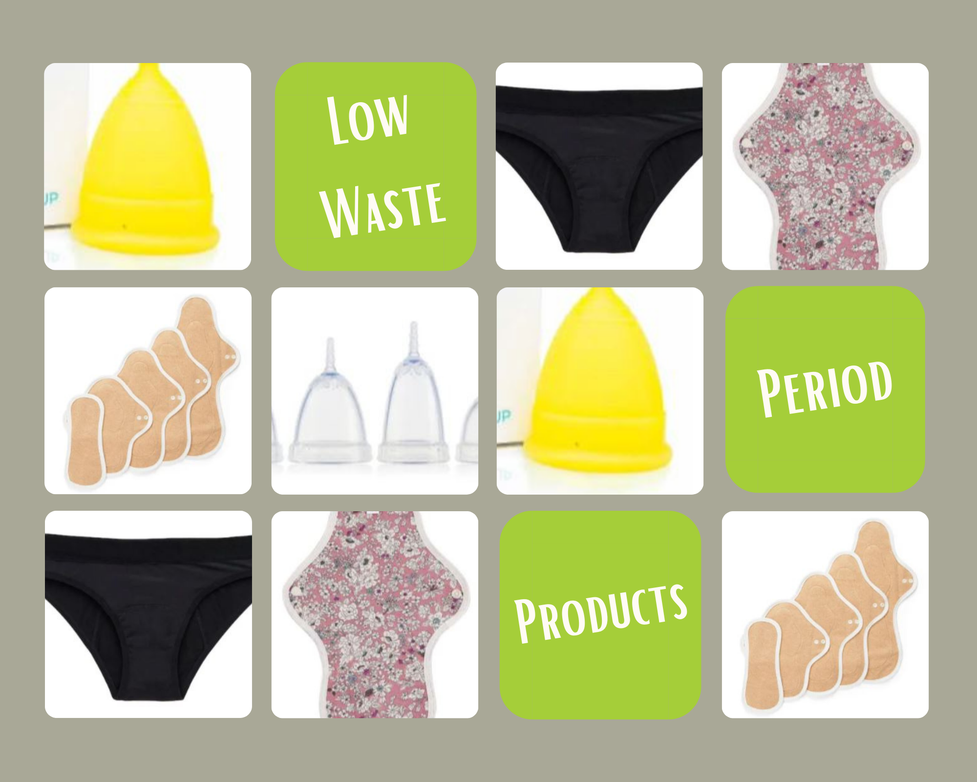 A guide to low waste period products