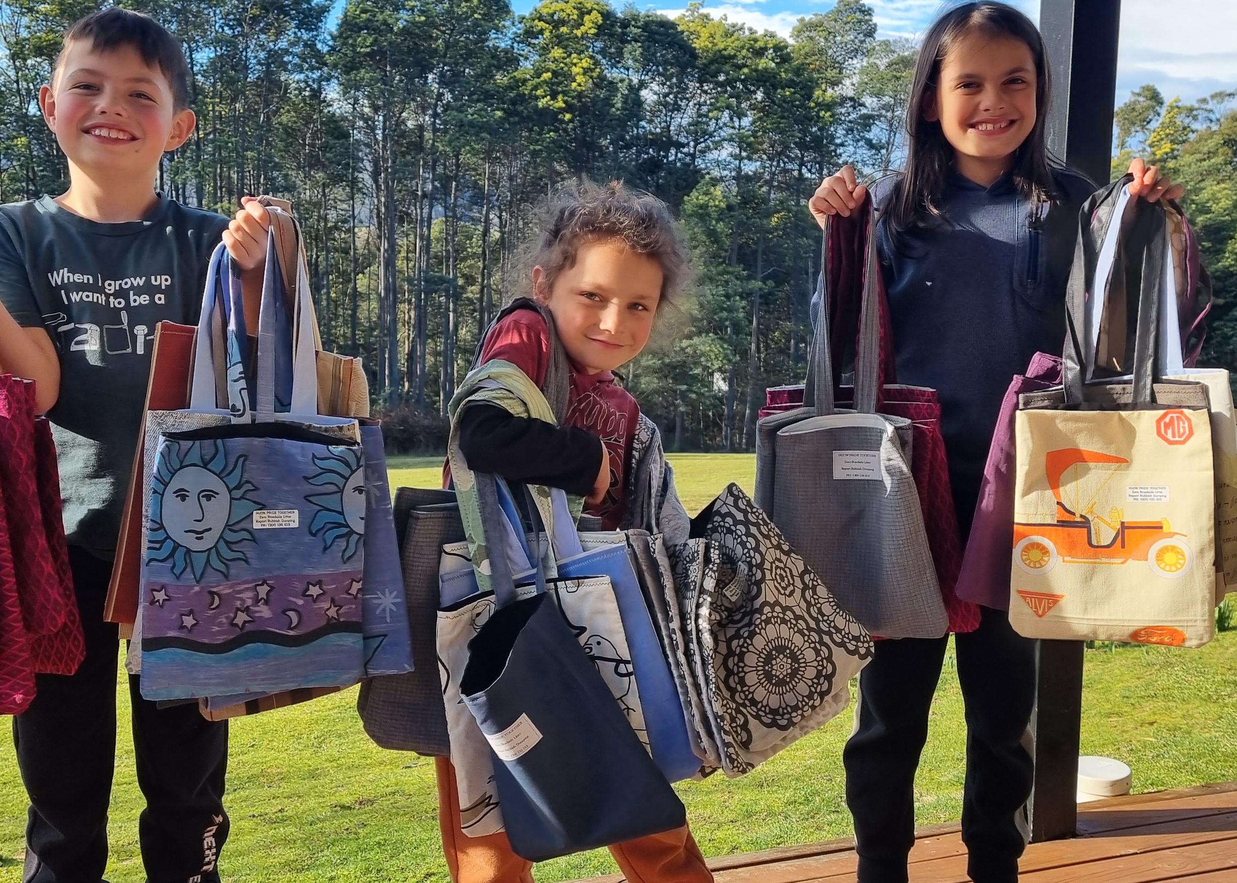 Keeping Tassie beautiful one reusable car litter tidy bag at a time